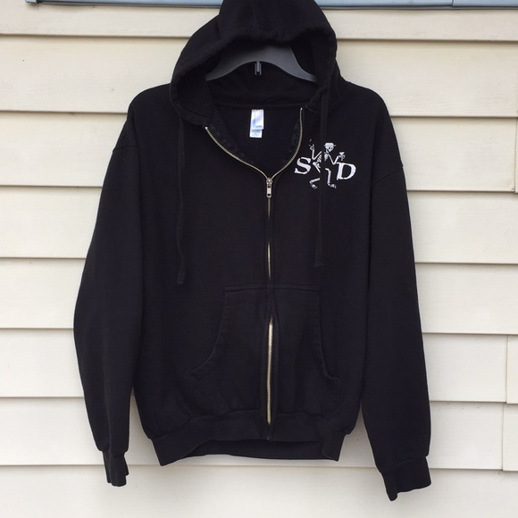 social distortion zip up hoodie